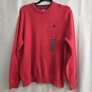 NWT Chaps Red Men's Sweater Ready for Christmas